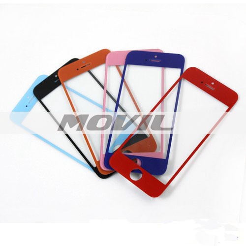 Colored Front Screen Repair LCD Glass Lens Outer Screen Replacement For iPhone 5 5G 5S
